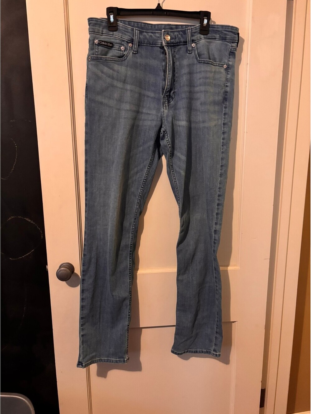 Calvin Klein Slim Fit Light Blue Denim Jeans W34 L32
